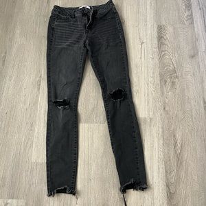 Refuge black skinny jeans
